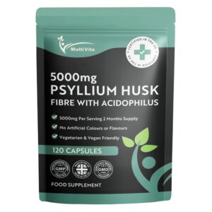 Psyllium Husk 5000mg and Acidophilus 5 Million CFU